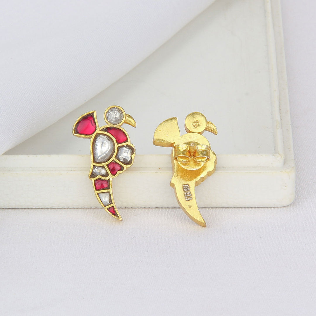 Dual Shine Kundan Studs