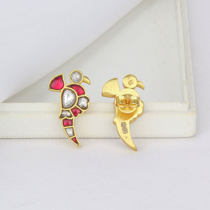 Dual Shine Kundan Studs