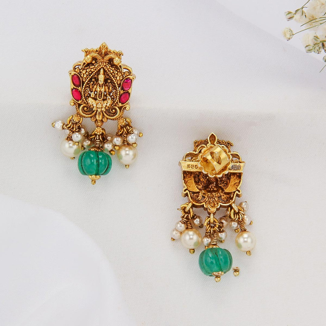 Nithishka Nagas Drops Earrings
