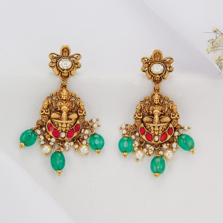 Hanisha Nagas Long Earrings