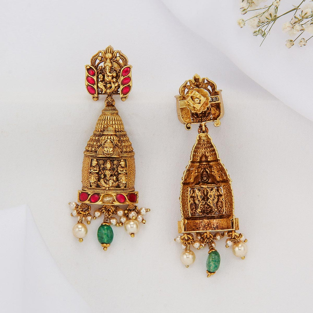 Devanshi Nagas Long Earrings