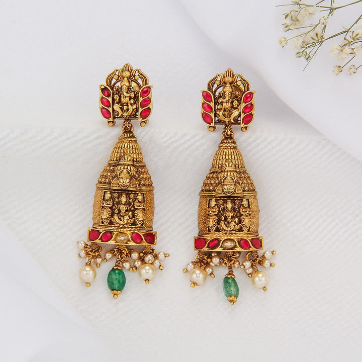 Devanshi Nagas Long Earrings