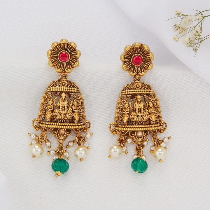 Hridika Nagas Long Earrings