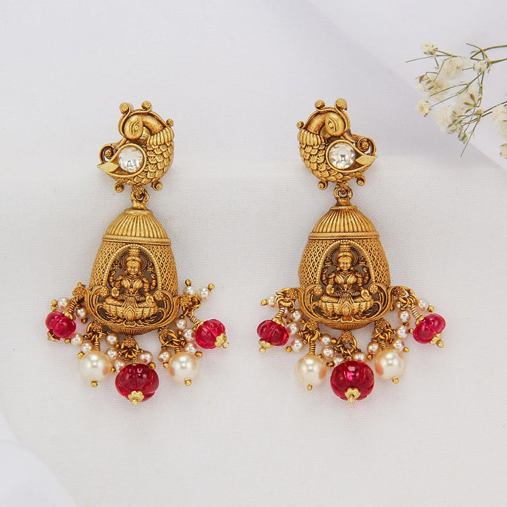 Lakshmi Nagas Long Earrings