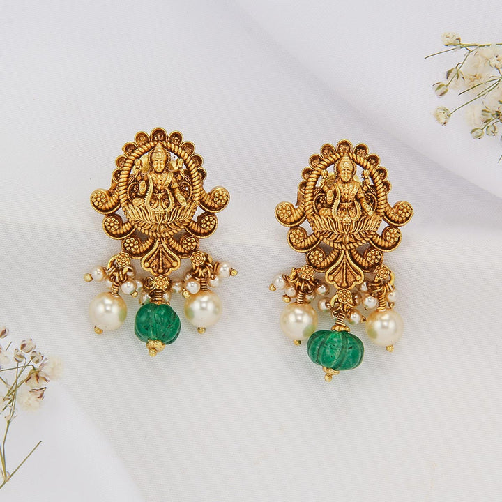 Saadhvi Nagas Drops Earrings