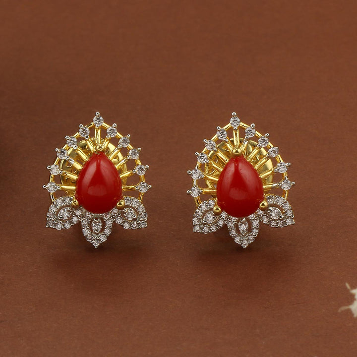 Elyra Diamond Design Studs