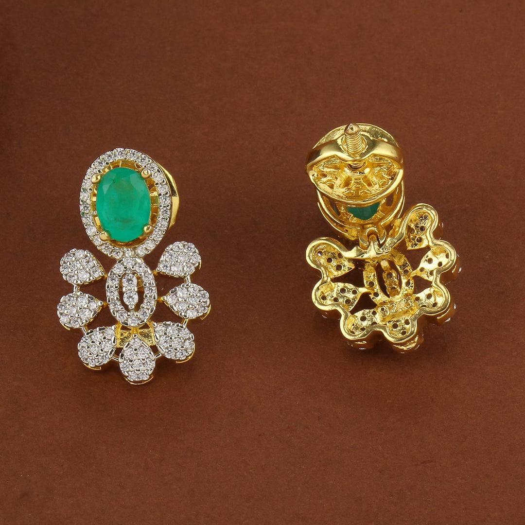 Sparkling Diamond Design Studs