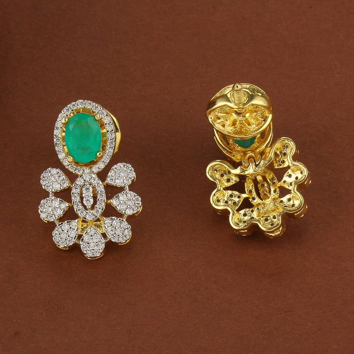 Sparkling Diamond Design Studs