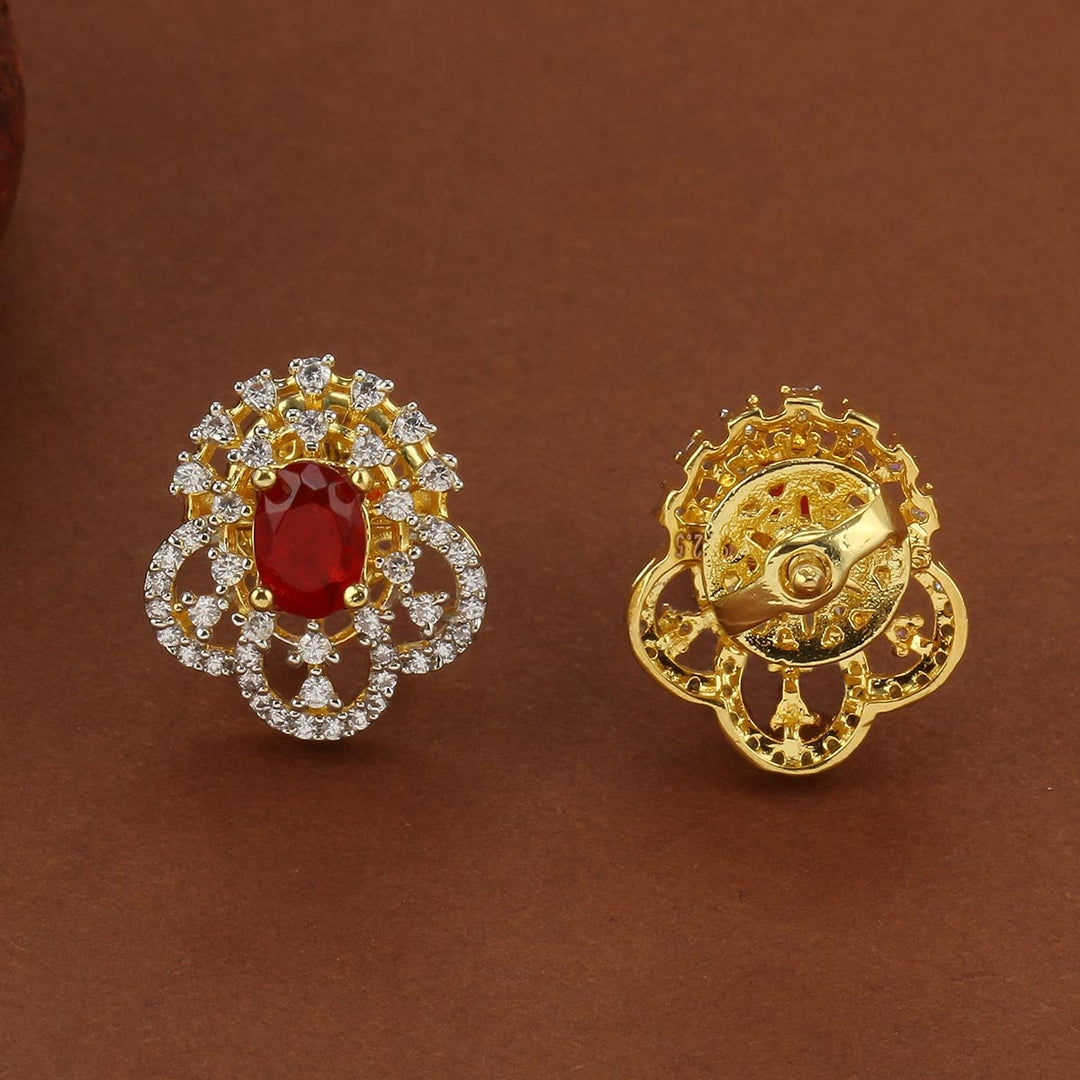 Sravya Diamond Design Studs