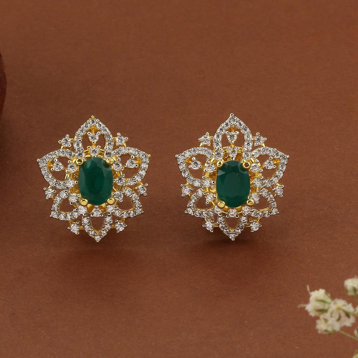 Srishti Diamond Design Studs