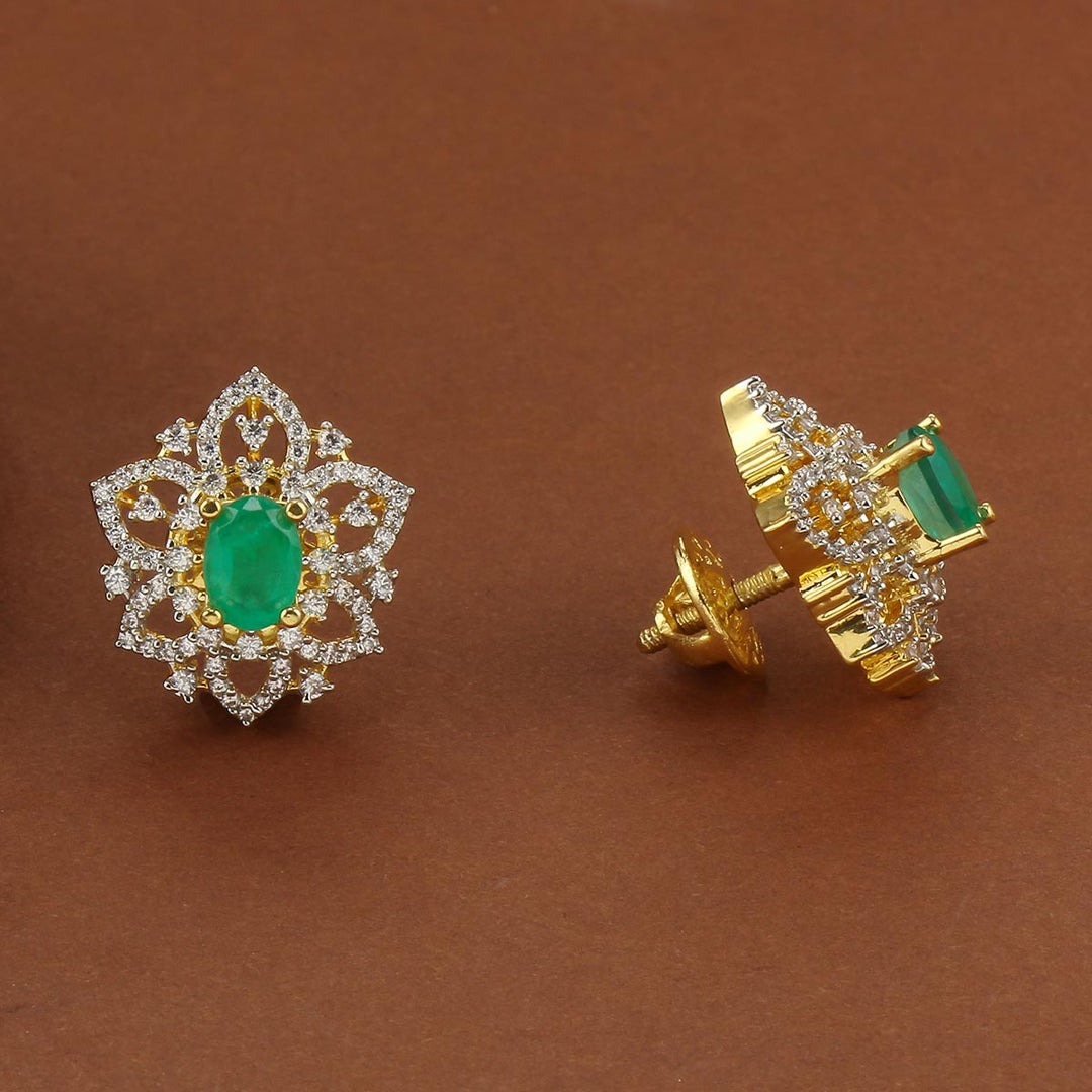 Tejaswini Diamond Design Studs
