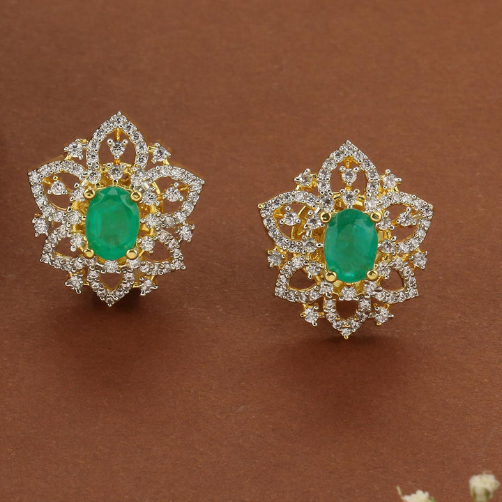 Tejaswini Diamond Design Studs