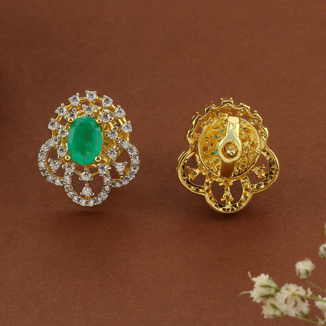 Vritika Diamond Design Studs