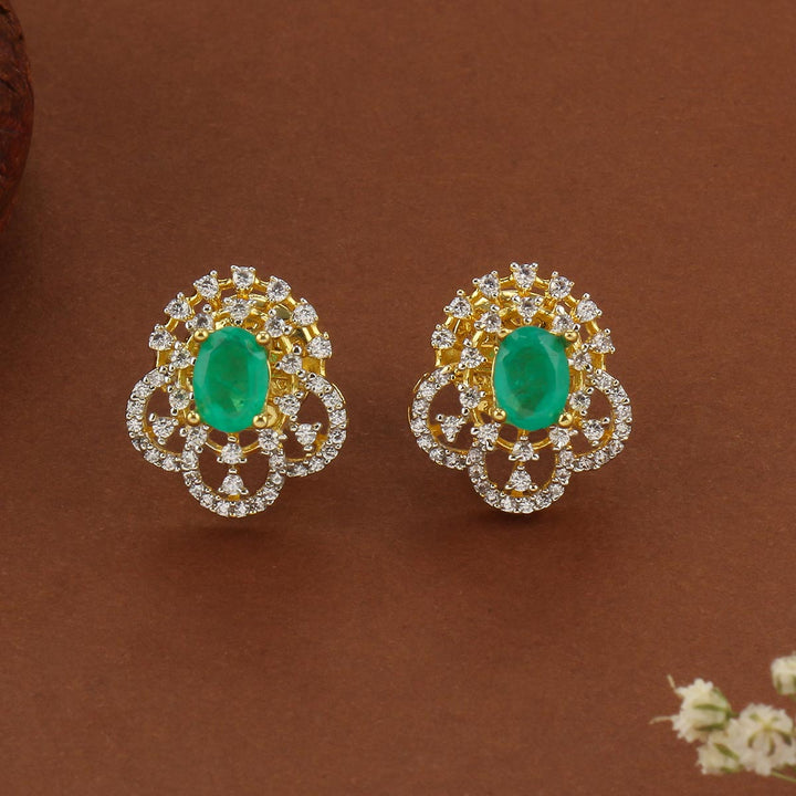 Vritika Diamond Design Studs