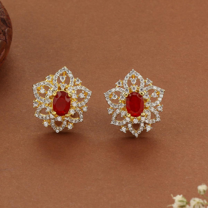 Samaira Diamond Design Studs