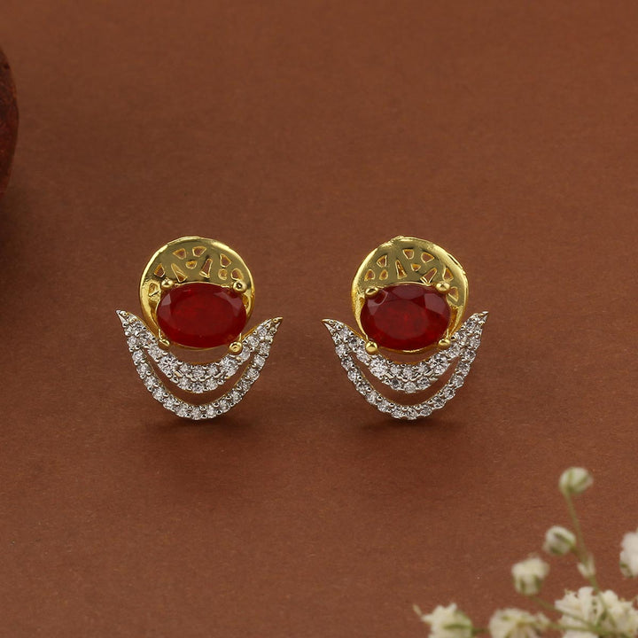 Anvitha Diamond Design Studs