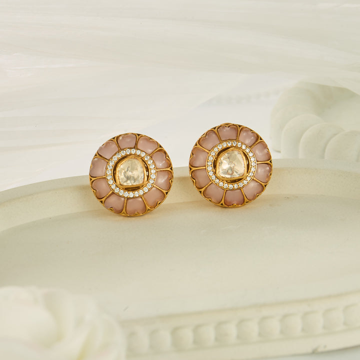 Nithirika Moissanite Studs