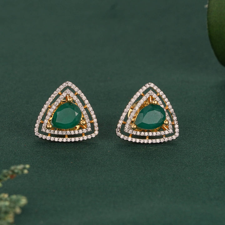 Vitharsa Diamond Design Studs