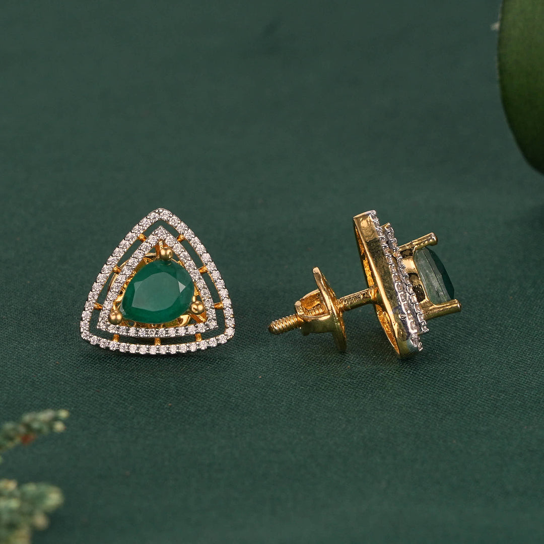 Vitharsa Diamond Design Studs