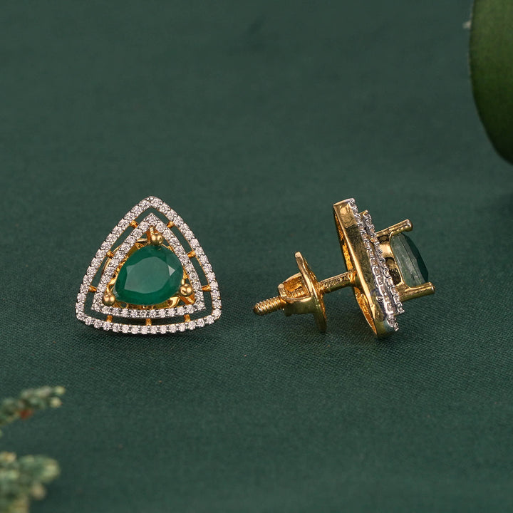 Vitharsa Diamond Design Studs