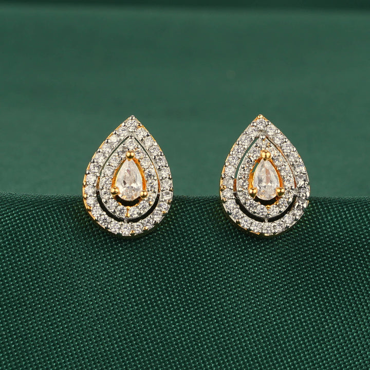 Gorgeous Diamond Design Studs