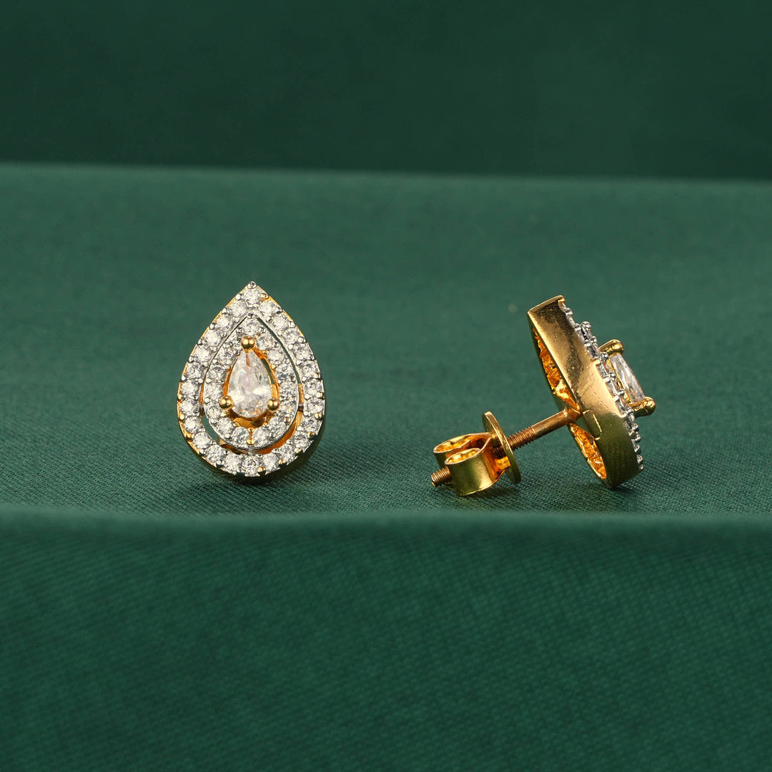 Gorgeous Diamond Design Studs