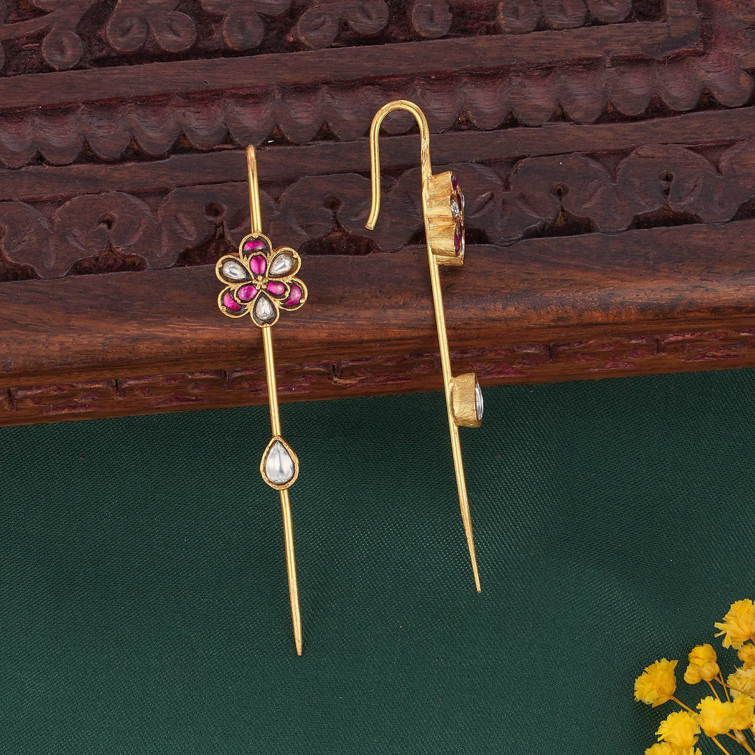 Hridya  Needle Ear cuffs