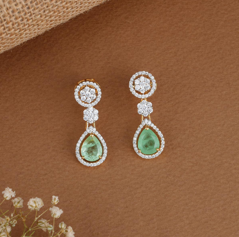 Trijaya Avikam Long Earrings