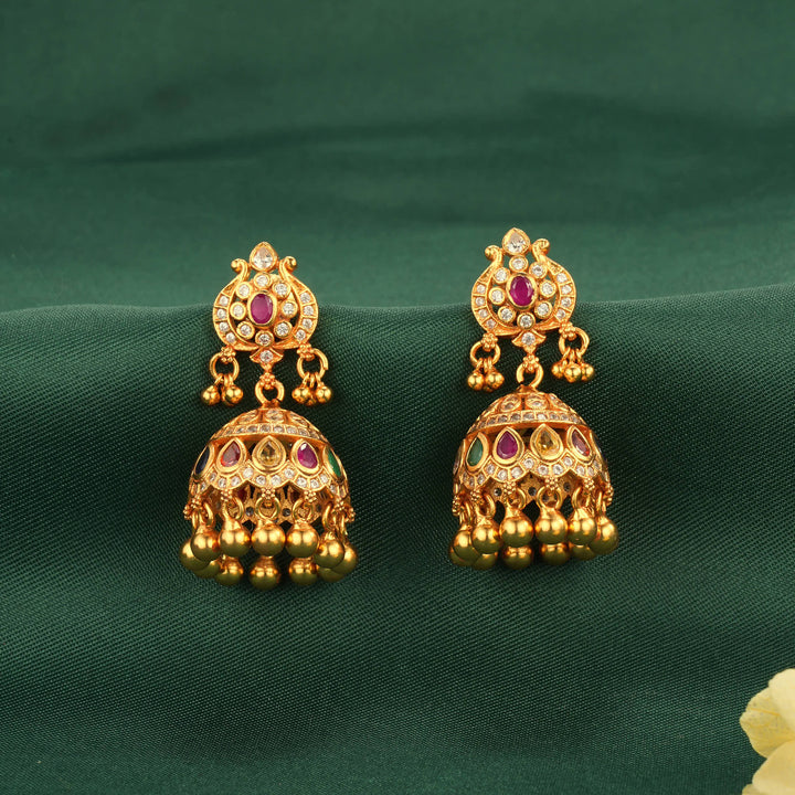 Radhika Stone Jhumkas