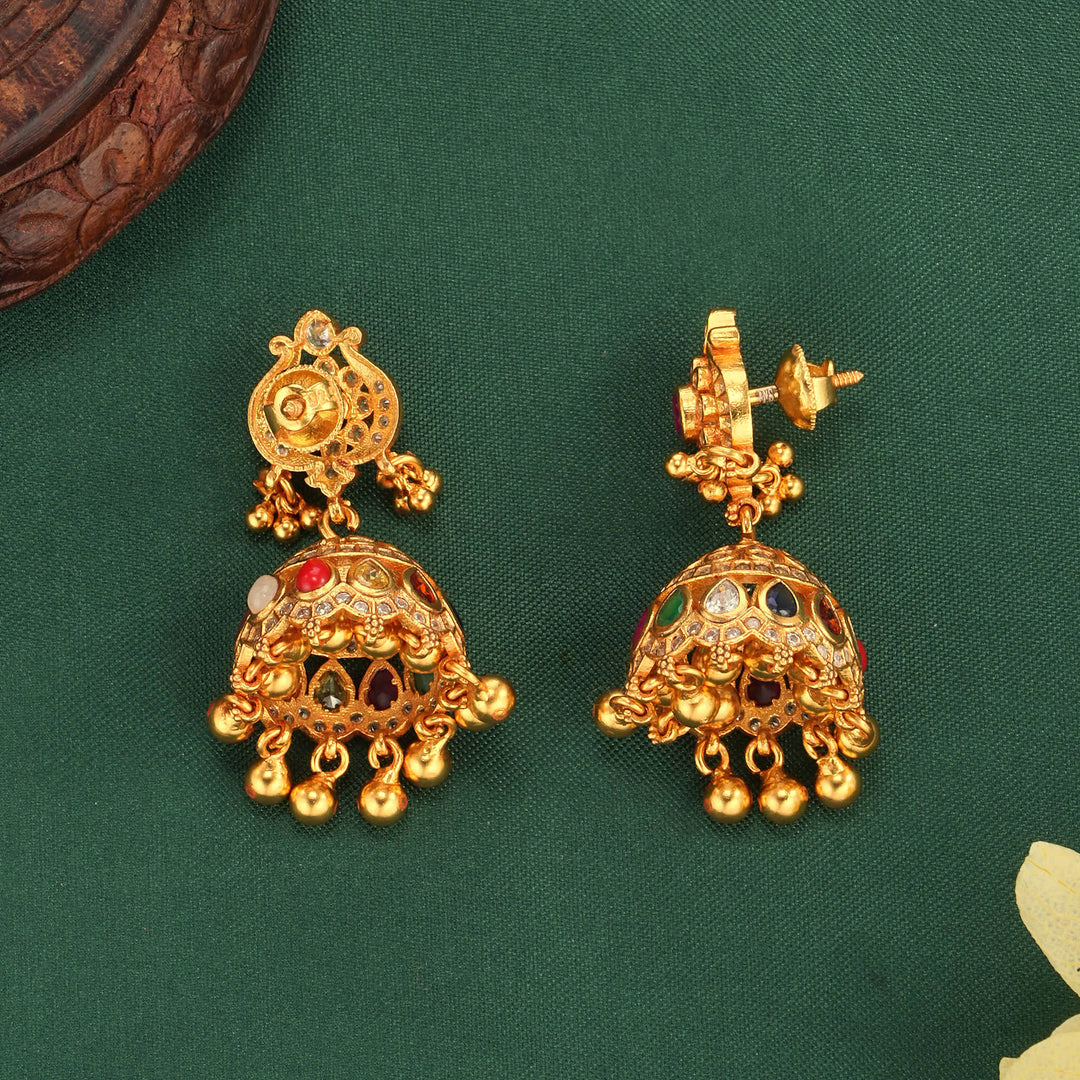 Radhika Stone Jhumkas