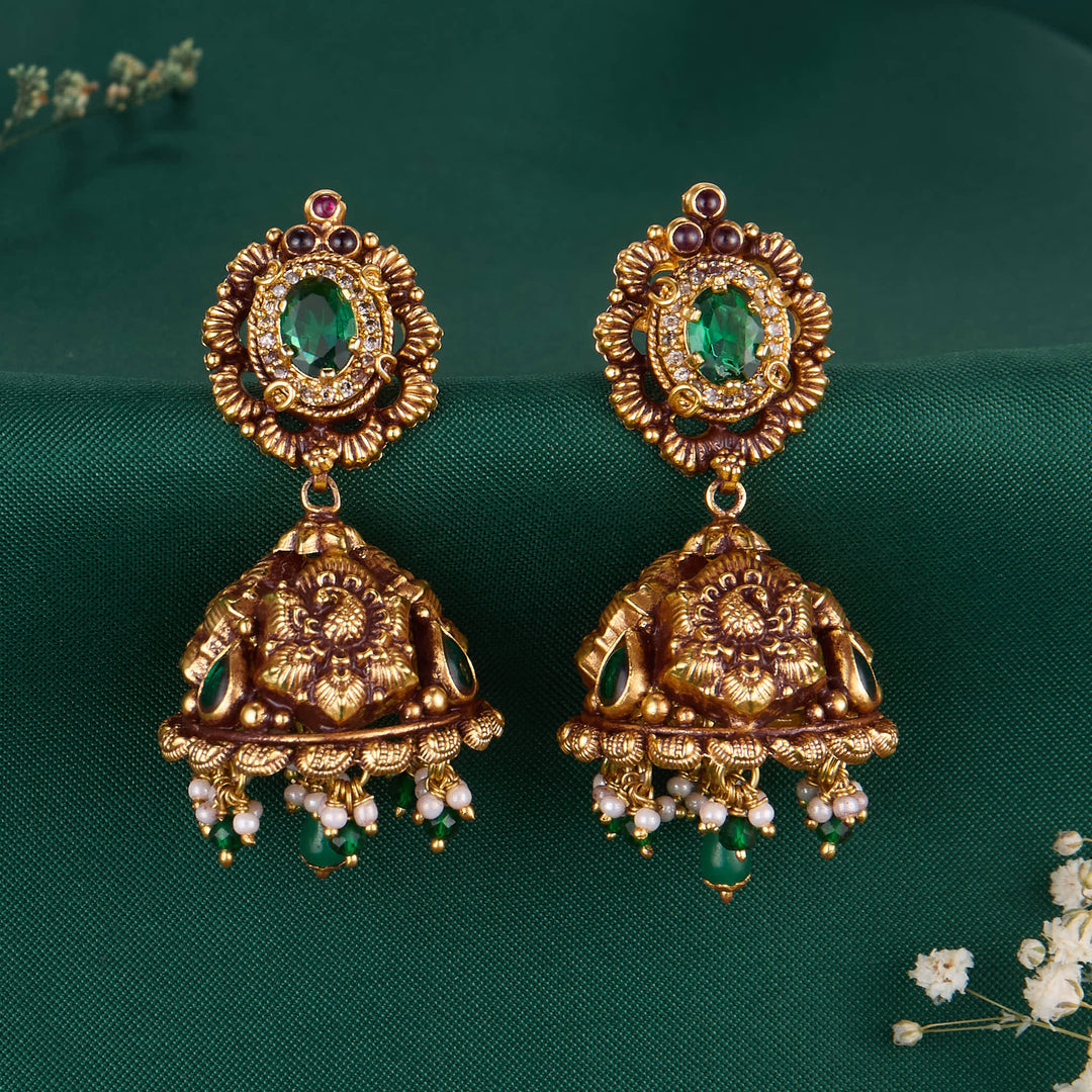 Shubhra Nagas Jhumkas