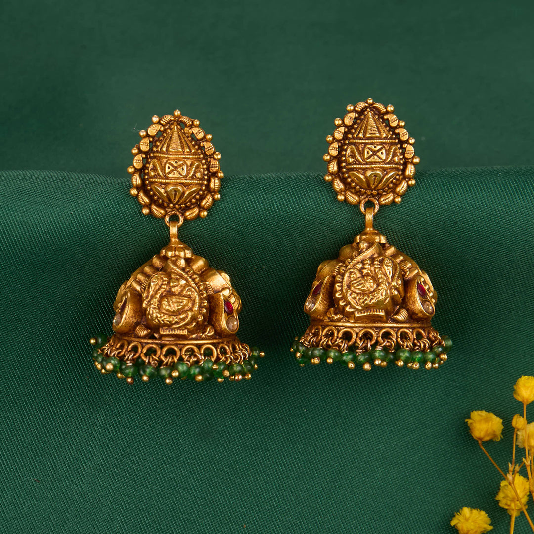 Vindhyavasini Nagas Drops Earrings