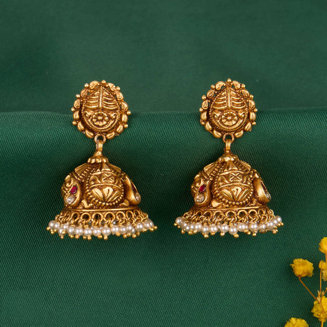 Vishweshwari Nagas Drops Earrings