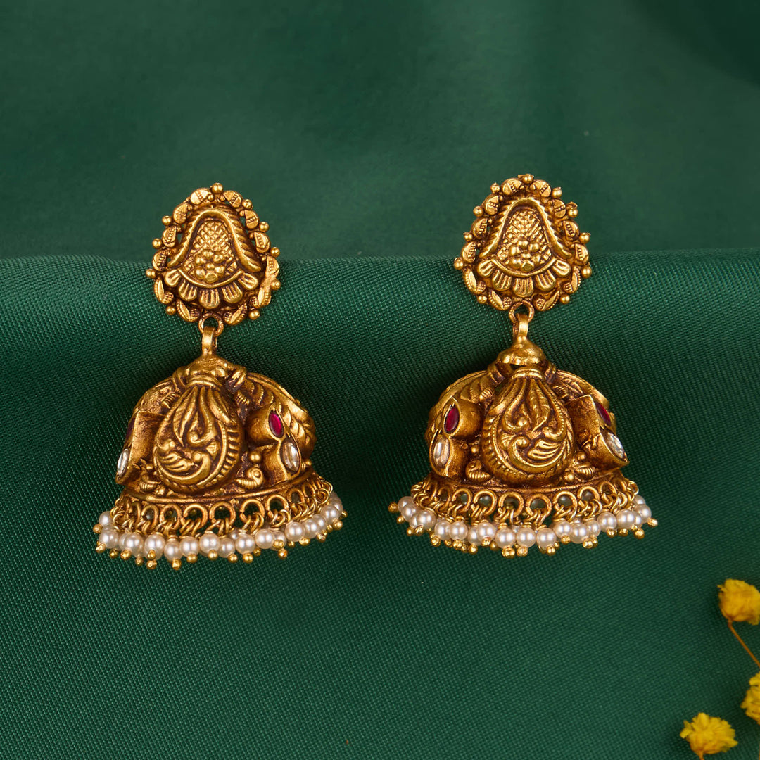 Vishwamata Nagas Drops Earrings