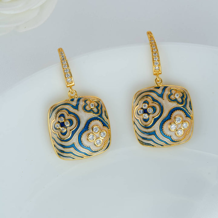 Trendy Look Long Earrings