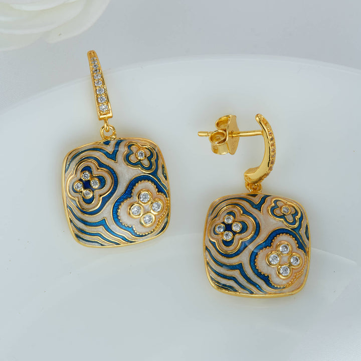 Trendy Look Long Earrings