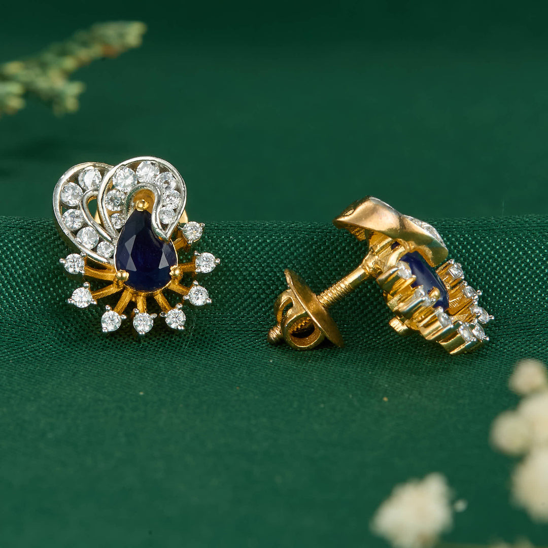 Thara Diamond Design Studs