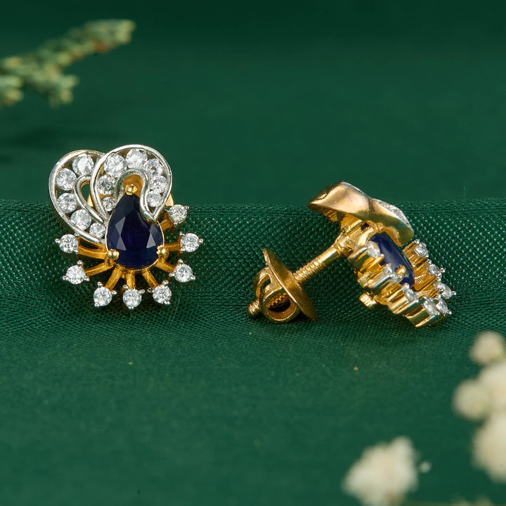 Thara Diamond Design Studs