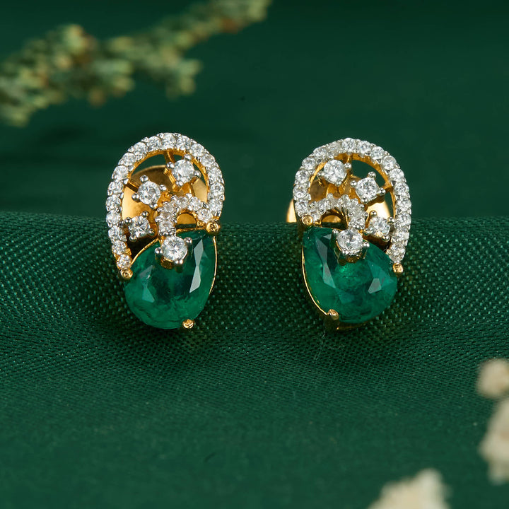 Tivana Diamond Design Studs