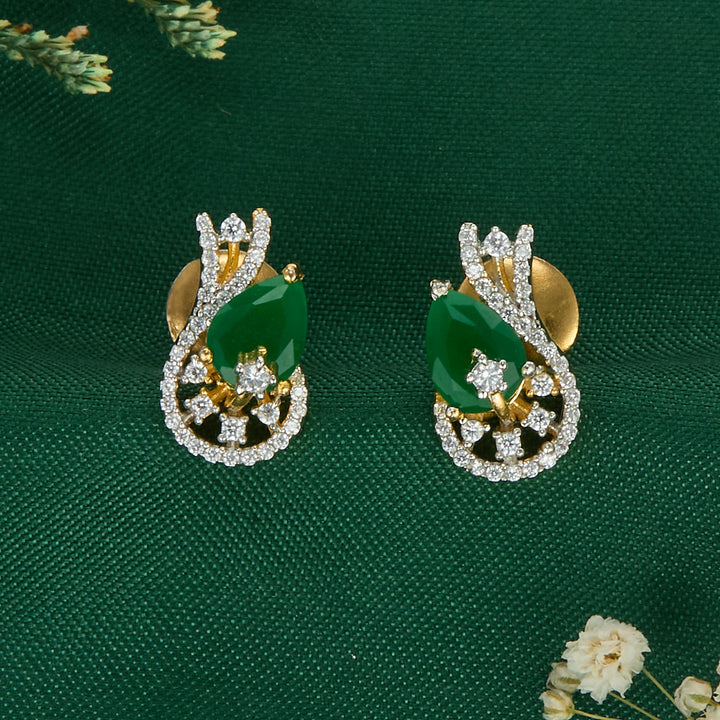 Nidhra Diamond Design Studs