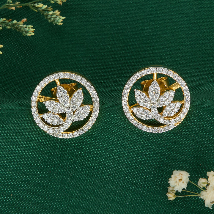 Denisha Diamond Design Studs