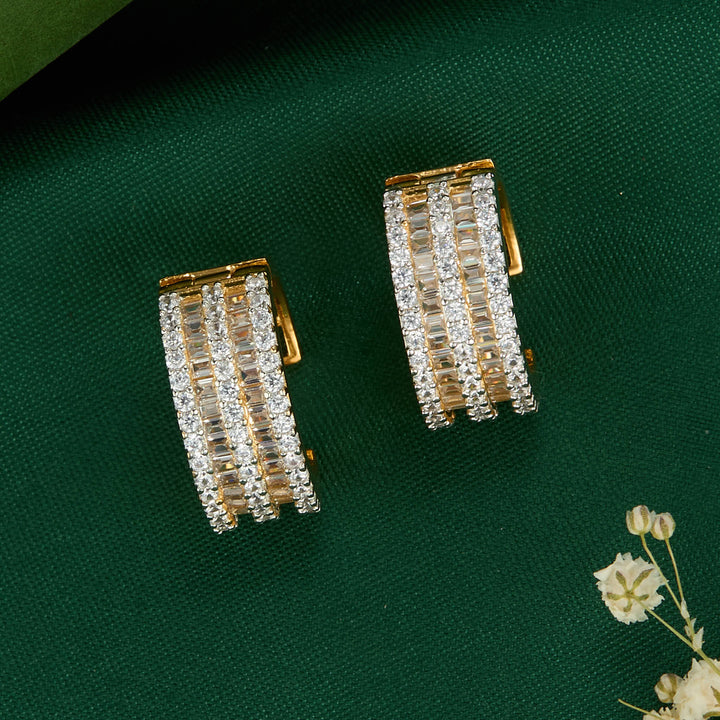 Vikitha  Diamond Design Studs