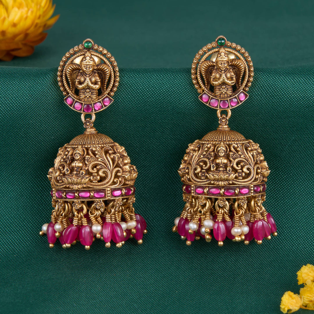 Ishwari Nagas Jhumkas