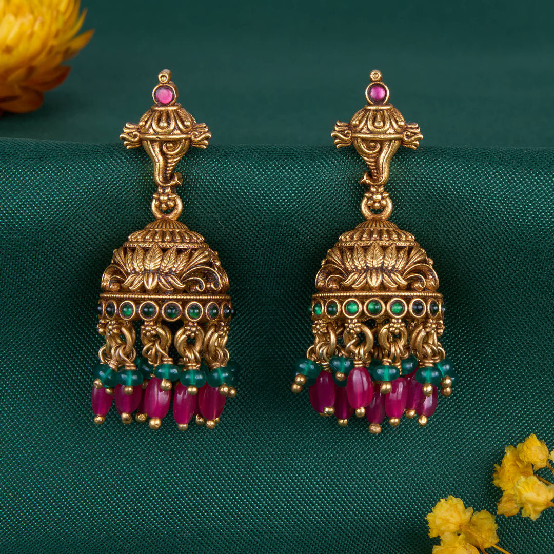 Daksha  Nagas Jhumkas