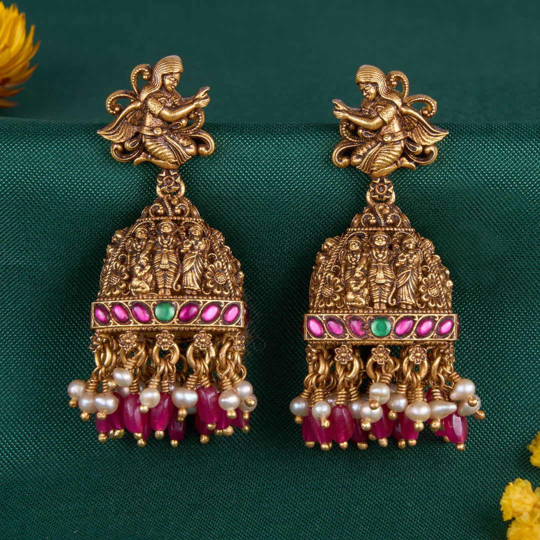 Thishika Nagas Jhumkas