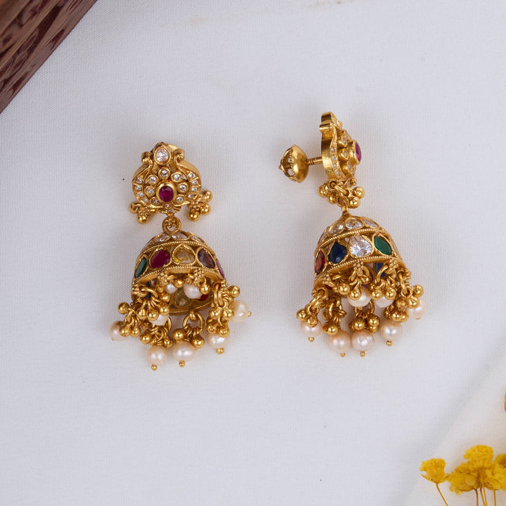 Ruwina Stone Jhumkas