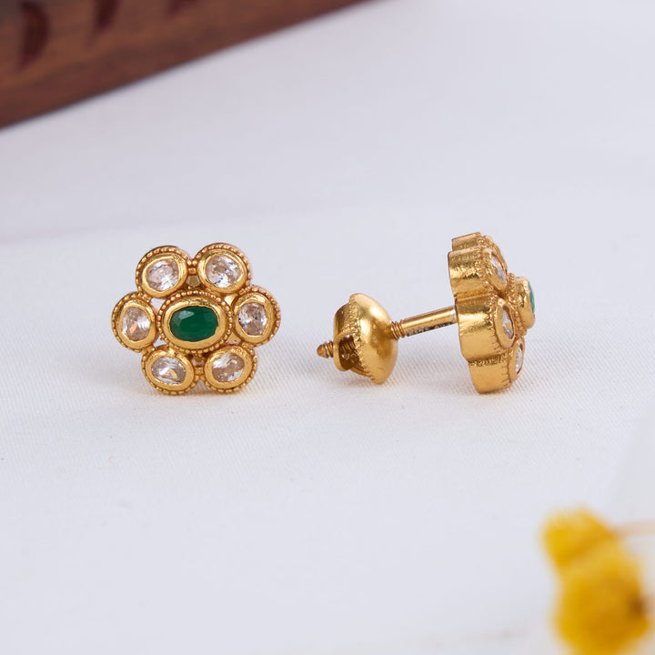 Little Charm Stone Studs