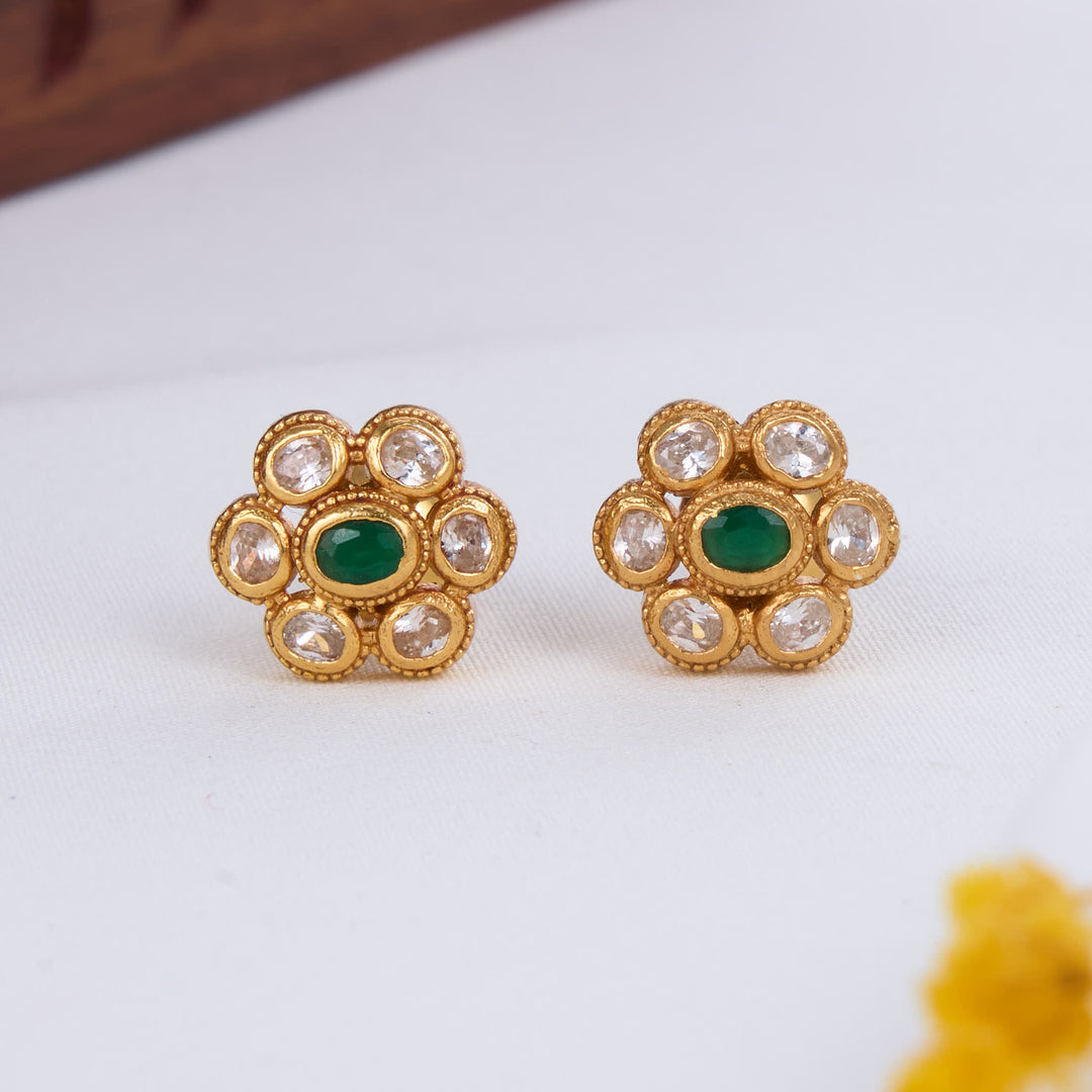 Little Charm Stone Studs