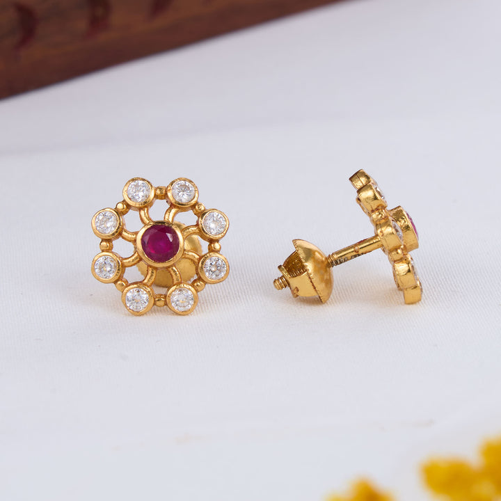 Charming Stone Studs