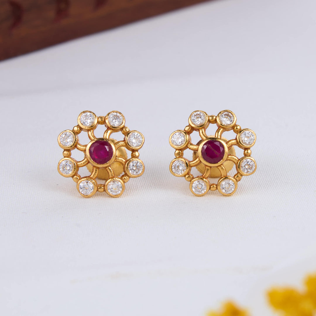 Charming Stone Studs